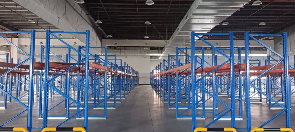 Customer Cases-Jun’an YTO Logistics Two-Level Heavy Duty Shelving